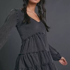 Anthropologie Blythe Babydoll Top Size Large